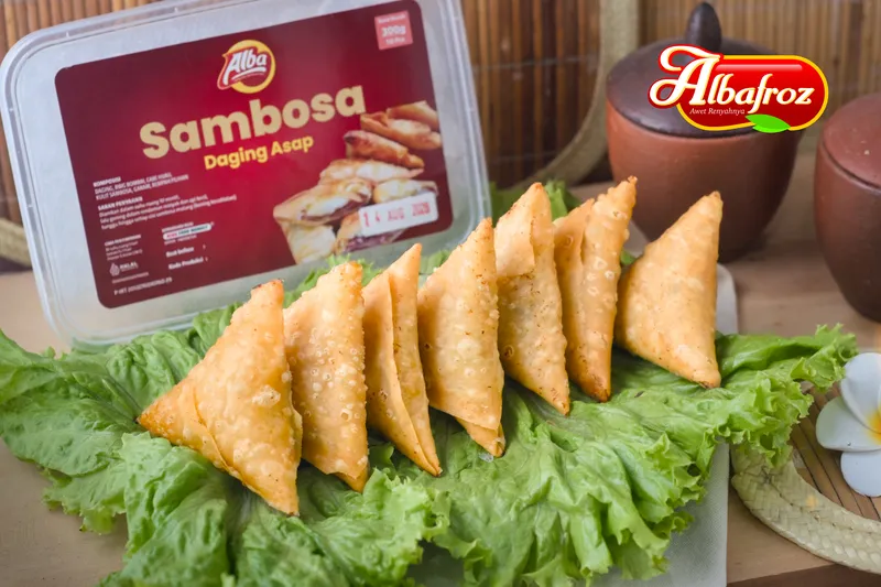 Sambosa Daging Asap Albafroz (10 Pcs) - Image 2