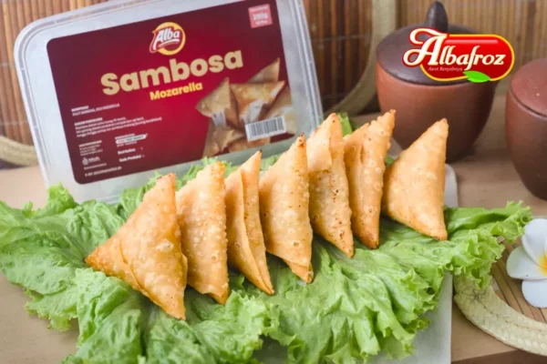 Sambosa Mozarella Lembut Albafroz (10 pcs mini size) - Image 2